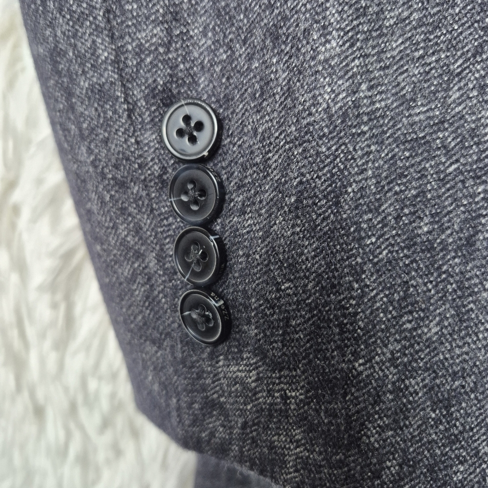 Ermenegildo "Z" Zegna Light 42L Charcoal Soft Wool Cashmere Blazer Quiet Luxury - Picture 14 of 14
